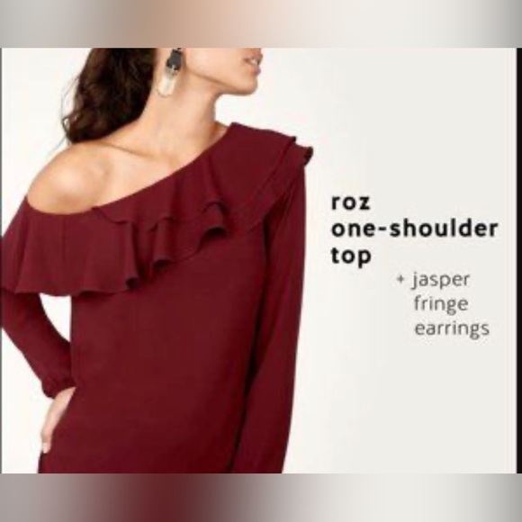 Maette by Stella & Dot Roz Blouse Size 2X - Picture 5 of 5